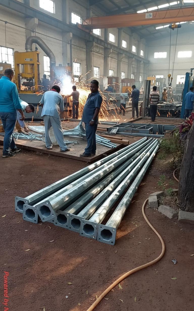 Highway High Mast Installation