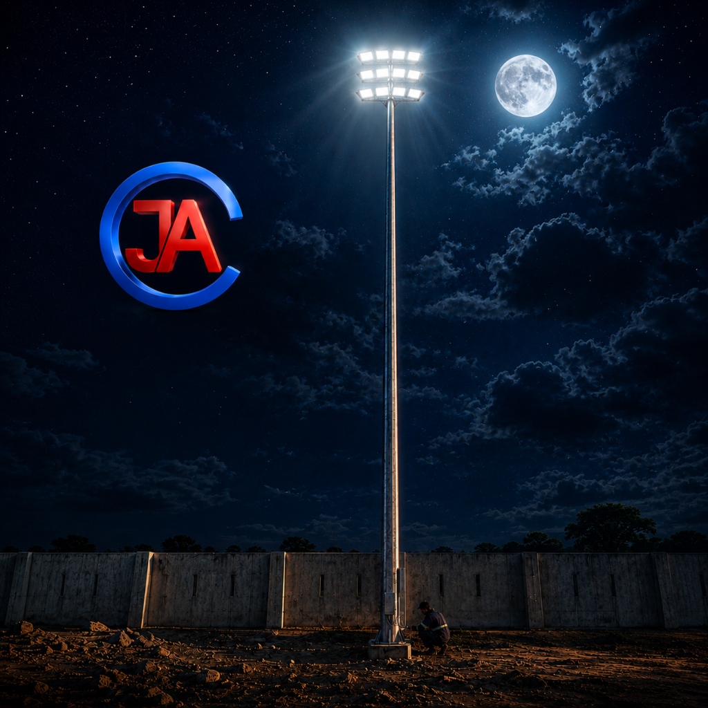 Stadium lighting pole manufacturer Ahmedabad Gujarat India